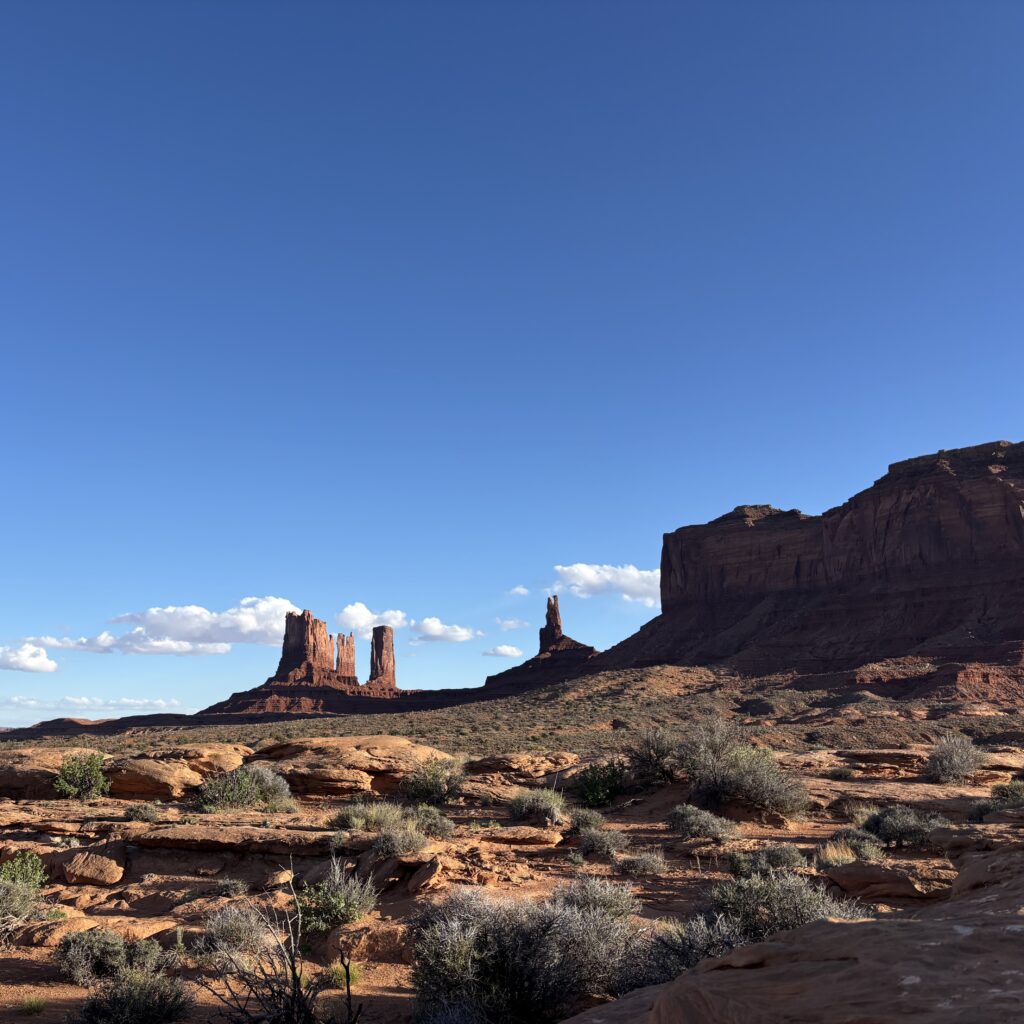 Monument Valley desert landscape symbolizing the vastness and mythology of the American West