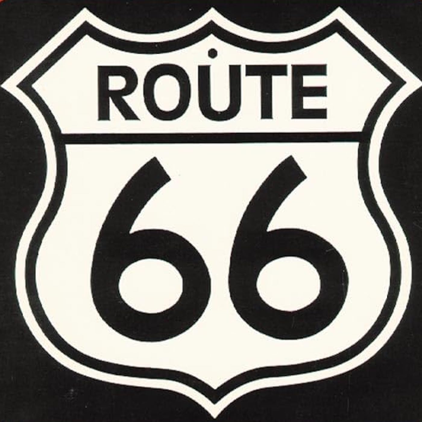 The Route 66 sign – symbol of America’s most famous highway.